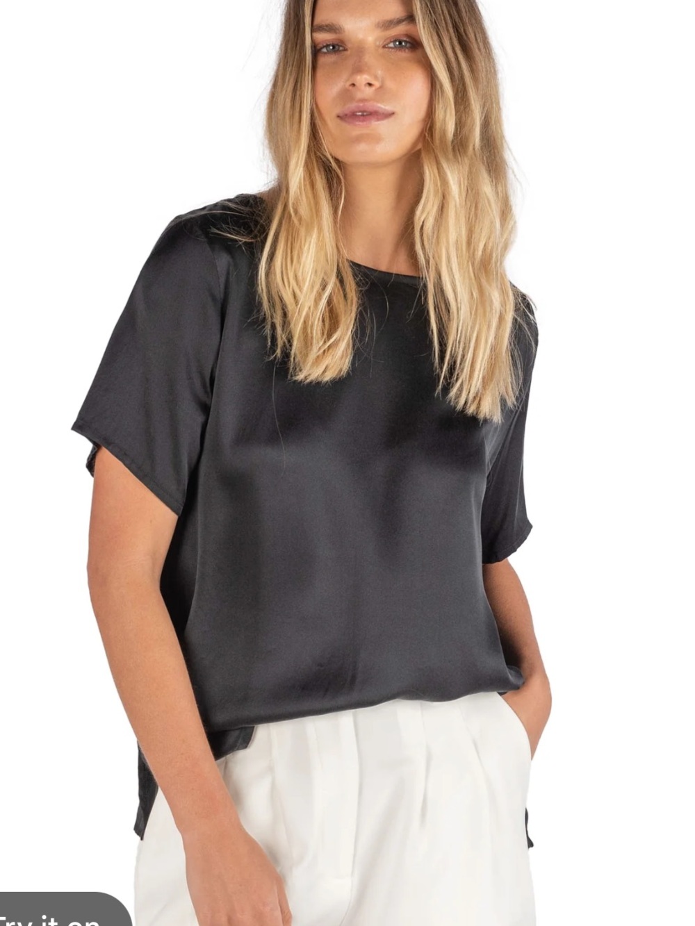 Trina Turk Black 100 silk black blouse - woman’s small